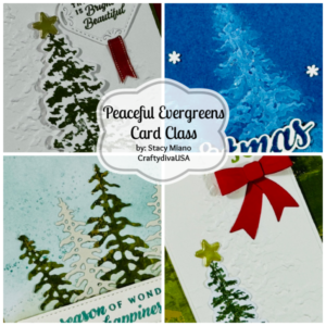 Peaceful Evergreens Tutorial